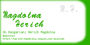 magdolna herich business card